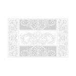 Set antitache pur coton bio blanc 54x39 cm