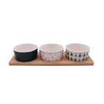 Set apéritif de noël 4 pièces vert Set apéritif de noël 4 pièces vert