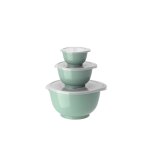 Set de bols  mixer et couvercles 6 pices nordic green