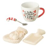 Set cadeau mug cuillre et bouillotte