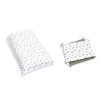 Set couette et tour de lit bébé 70x140 cm imprimé jungle Set couette et tour de lit bébé 70x140 cm imprimé jungle