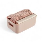 Set de douche 3 accessoires rideau tapis panier 180x180cm Set de douche 3 accessoires rideau tapis panier 180x180cm