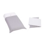Set housse de couette et tour de lit en gris pour lit bb 70x140 cm