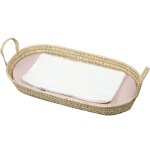 Set panier  langer bb double gaze rose 77x36