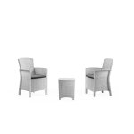 Set salon d'extérieur blanc 180x79 cm Set salon d'extérieur blanc 180x79 cm