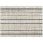 Set de table en polyester gris 33x45 cm