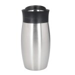 Shaker  cocktail flip top acier inoxydable noir 450ml