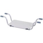 Siège de baignoire suspendu réglable alu hdpe blanc Siège de baignoire suspendu réglable alu hdpe blanc