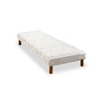 Sommier 14 lattes garni polyther 80x190cm