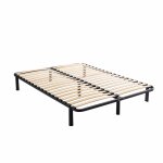 Sommier cadre  lattes mtal en kit 140x190