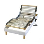 Sommier électrique et matelas 100% latex 3 zones 90x190 Sommier électrique et matelas 100% latex 3 zones 90x190