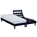 Sommier lectrique et matelas accueil latex 160x200