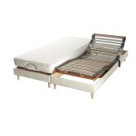 Sommier électrique et matelas accueil latex sommier 2x80x200 Sommier électrique et matelas accueil latex sommier 2x80x200