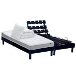 Sommier électrique et matelas mémoire forme couette oreillers 2x90x200 Sommier électrique et matelas mémoire forme couette oreillers 2x90x200