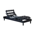 Sommier lectrique  plots et matelas 100% latex 90 x 190