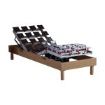 Sommier lectrique  plots et matelas mousse hr35 90 x 190