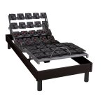 Sommier lectrique avec rglage fermet au niveau lombaire 90x200
