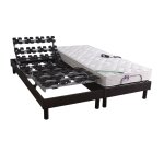 Sommier électriques relaxation tous plots 2x90x200 Sommier électriques relaxation tous plots 2x90x200