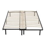 Sommier extensible  lattes cadre mtallique ajustable 90 / 180x200 cm