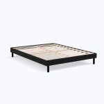 Sommier kit bois anthracite 140x200cm