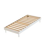 Sommier en kit a latte blanc 90x200