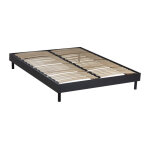 Sommier en kit  lattes en kit couleur noir 180x200