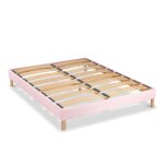 Sommier à lattes en bois rose livré en kit 140x200 cm Sommier à lattes en bois rose livré en kit 140x200 cm