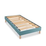 Sommier  lattes en bois vert d'eau livr en kit 90x200 cm