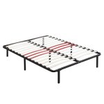 Sommier  lattes cadre mtallique avec soutien lombaire 140x190 cm