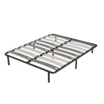 Sommier  lattes larges 12 cm cadre mtallique 160x200 cm