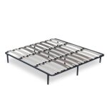 Sommier  lattes larges 12 cm cadre mtallique 200x200 cm