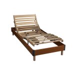 Sommier relaxation avec rglage fermet au niveau lombaire 90x190
