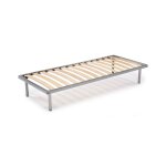 Sommier simple en metal gris 80x200 cm Sommier simple en metal gris 80x200 cm
