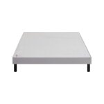 Sommier tapissier 14 cm avec pieds noir 17 cm 100 x 200 cm
