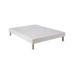 Sommier tapissier 15 cm blanc 140 x 190 cm