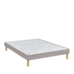 Sommier tapissier 160x200cm - gris