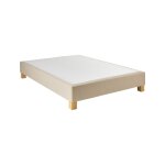Sommier tapissier 20 cm beige 140 x 190 cm