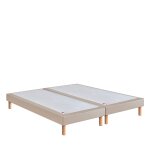 Sommier tapissier 2x80x200cm - beige Sommier tapissier 2x80x200cm - beige