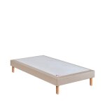 Sommier tapissier 90x190cm - beige Sommier tapissier 90x190cm - beige