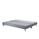 Sommier tapissier bleu ciel 2x90x200 Sommier tapissier bleu ciel 2x90x200