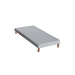 Sommier tapissier gris chin� 90x200