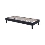 Sommier tapissier en kit bleu 80 x 200 cm Sommier tapissier en kit bleu 80 x 200 cm