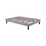 Sommier tapissier en kit gris 160 x 200 cm Sommier tapissier en kit gris 160 x 200 cm