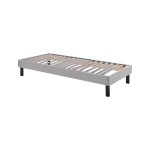 Sommier tapissier en kit gris 80 x 200 cm Sommier tapissier en kit gris 80 x 200 cm