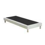 Sommier tapissier � lattes fixes 90x190 beige