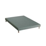 Sommier tapissier vert celadon 160x200