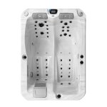Spa pour 2 personnes, marbré blanc 210x148x78 cm Spa pour 2 personnes, marbré blanc 210x148x78 cm