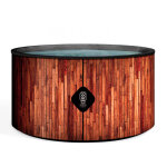 Spa gonflable chauffant & massant imitation bois 150cm