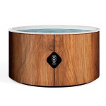 Spa gonflable chauffant & massant imitation bois 150cm