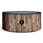 Spa gonflable chauffant & massant imitation bois 180cm